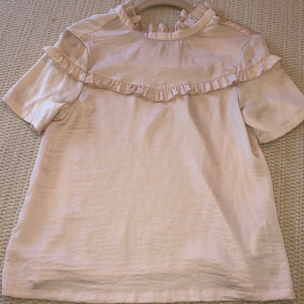 Blush pink blouse